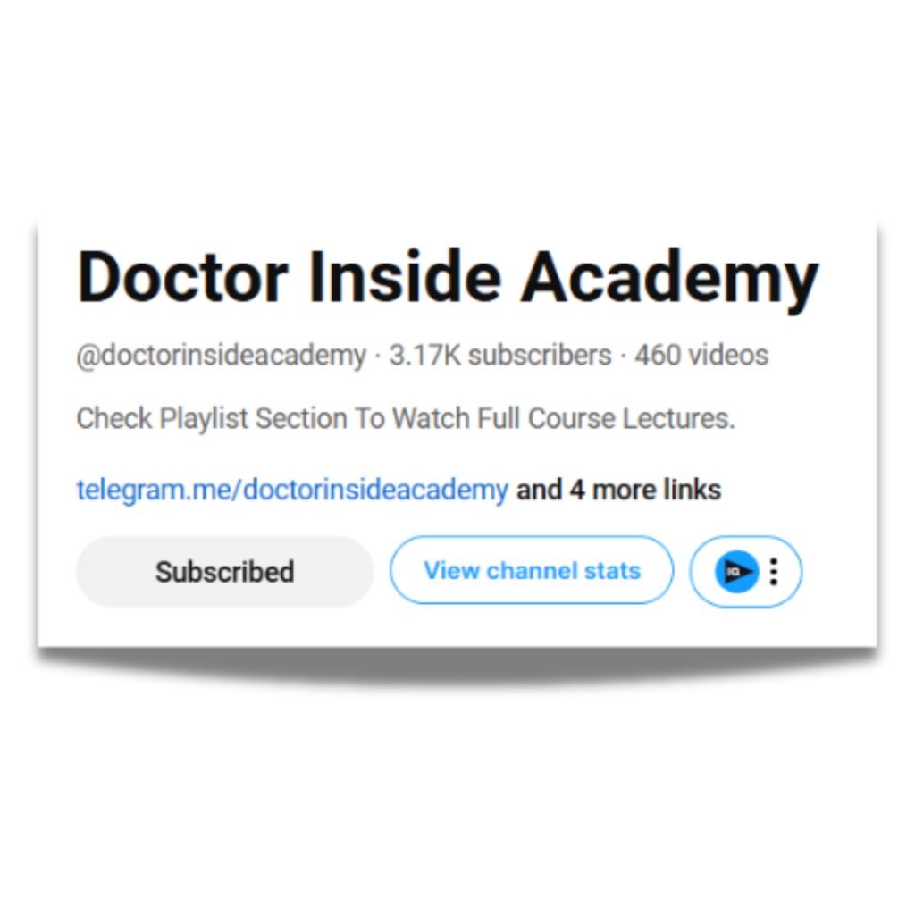 youtube doctor inside academy