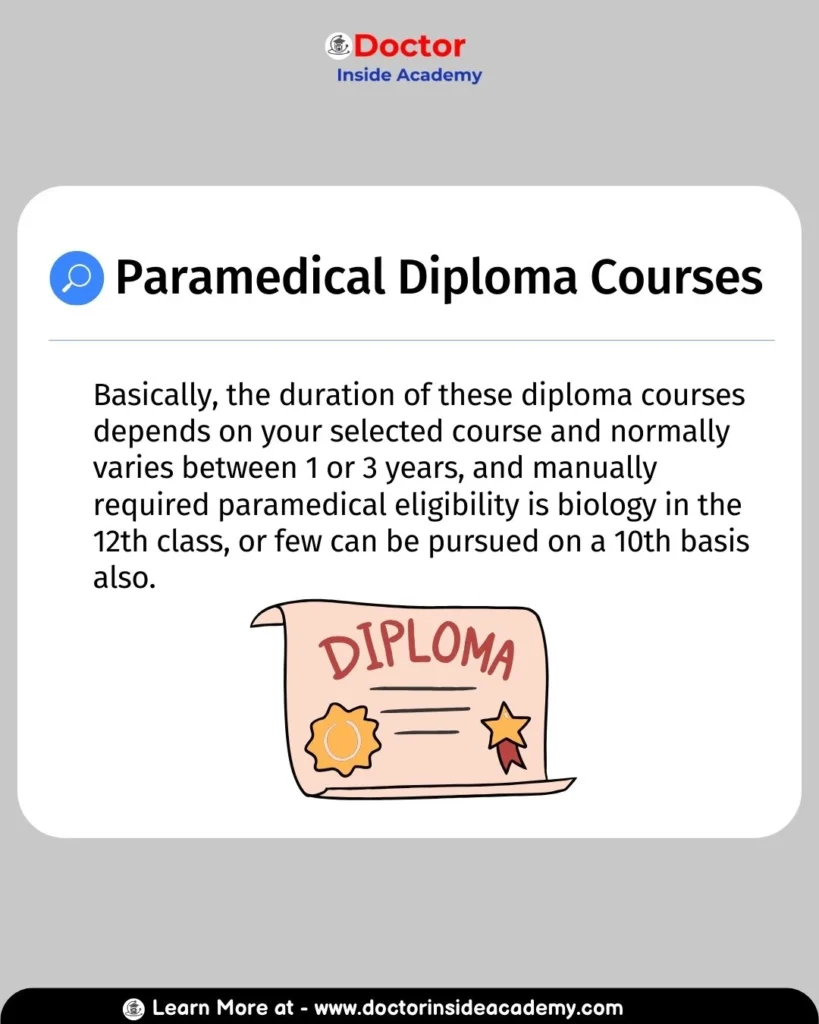 Paramedical Diploma Courses